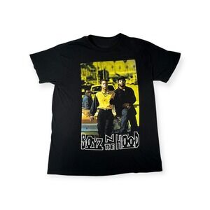 Boyz N The Hood Movie T-Shirt Graphic Print Short Sleeve‎ Black Large
